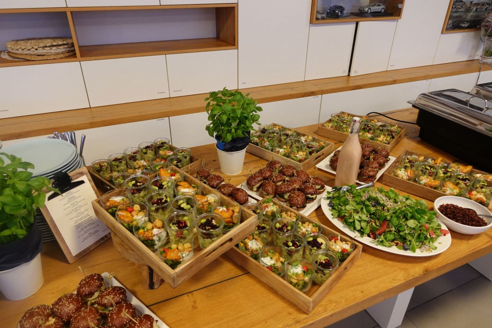 Buffet im HubRaum